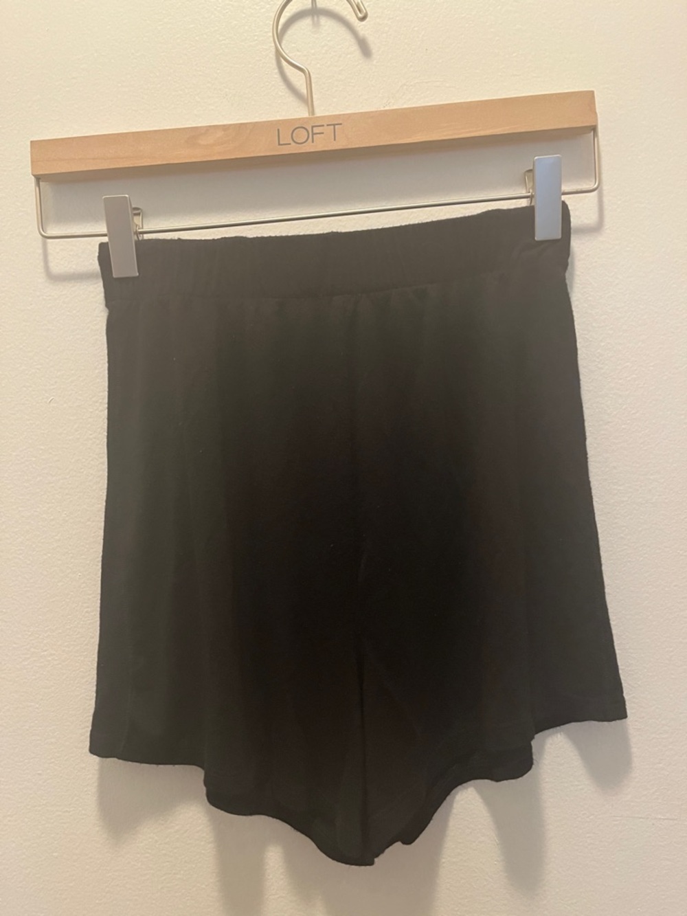 SKIMS Black Cozy Lounge Shorts